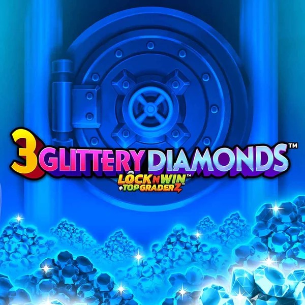 Play 3 Glittery Diamonds slot by PearFiction Studios on spinsaura.com