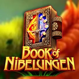 Book of Nibelungen slot logo by Swintt at Spinaura Casino