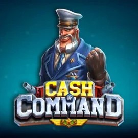 Cash of Command slot logo by Play'n GO at Spinaura Casino