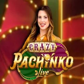 Crazy Pachinko logo by Evolution at Spinaura Casino
