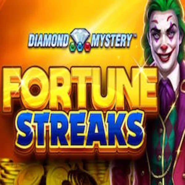Diamond Mystery Fortune Streaks slot logo by Greentube at Spinaura Casino