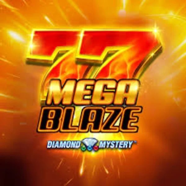 Slots logo of Diamond Mystery Mega Blaze from Greentube at Spinaura Casino