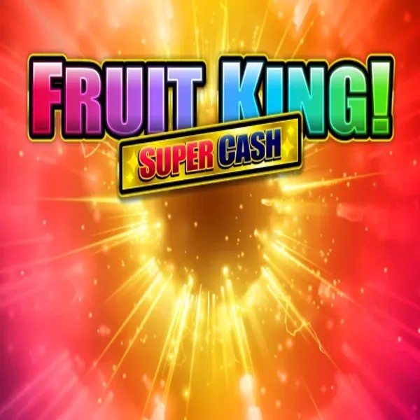 Fruit King Super Cash slot visual from Greentube available on spinsaura.com