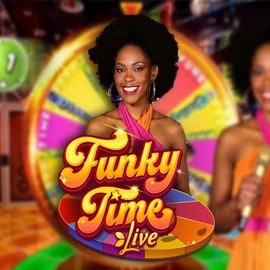 Funky Time slot icon by Evolution, available at Spinaura Casino