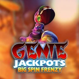 Genie Jackpots: Big Spin Frenzy online game logo by Blueprint Gaming on spinsaura.com