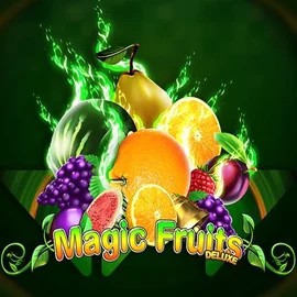 Magic Fruits Deluxe slot logo by Wazdan at Spinaura Casino