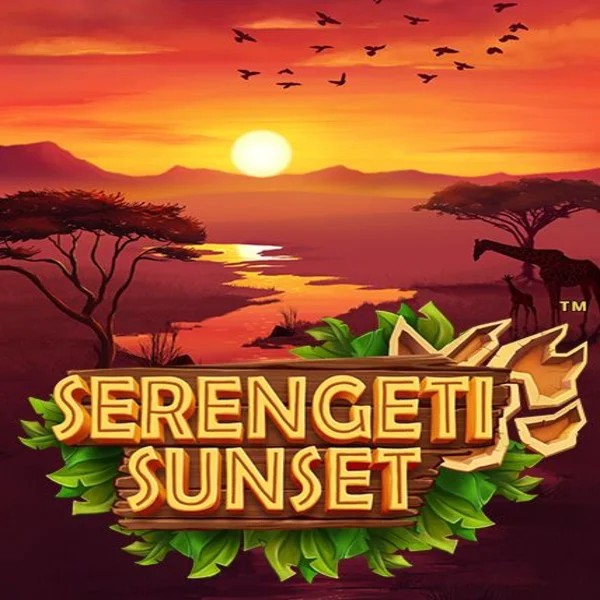 Serengeti Sunset slot visual from Skywind Group available on spinsaura.com