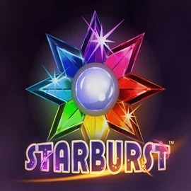 Starburst by NetEnt, showcased at spinsaura.com – game logo