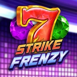 Strike Frenzy slot logo by Pragmatic Play at Spinaura Casino