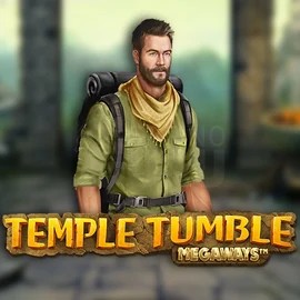 Temple Tumble Megaways casino game by Relax Gaming – featured logo at Spinaura Casino