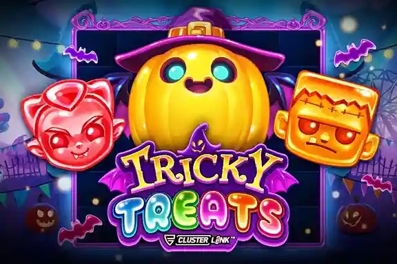 Slots logo of Tricky Treats from Push Gaming at Spinaura Casino